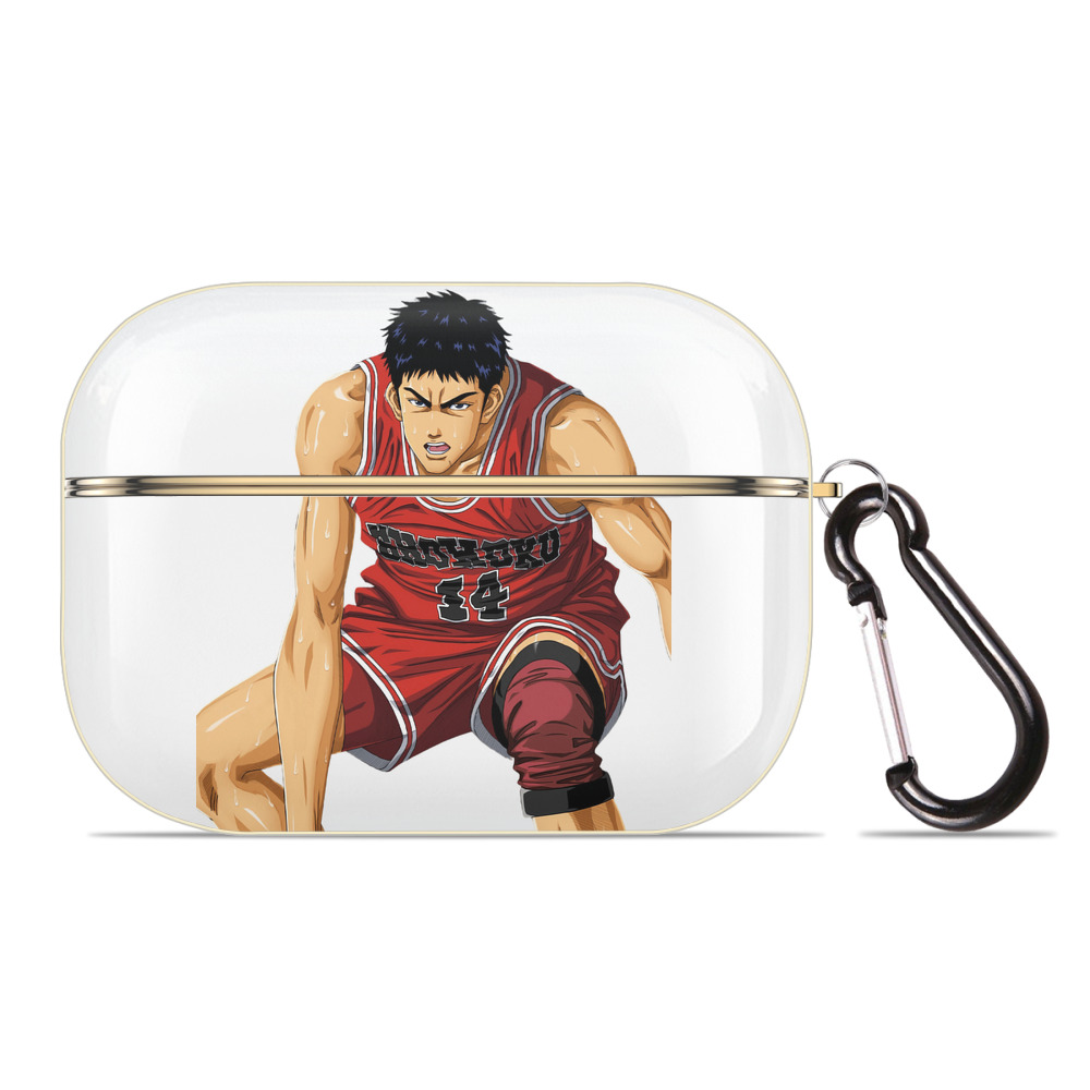 （画像用） SLAM DUNK／スラムダンク 【AirPods Pro用】ハードシェル保護ケース｜耐衝撃・防指紋・カラビナ付き商品仕様