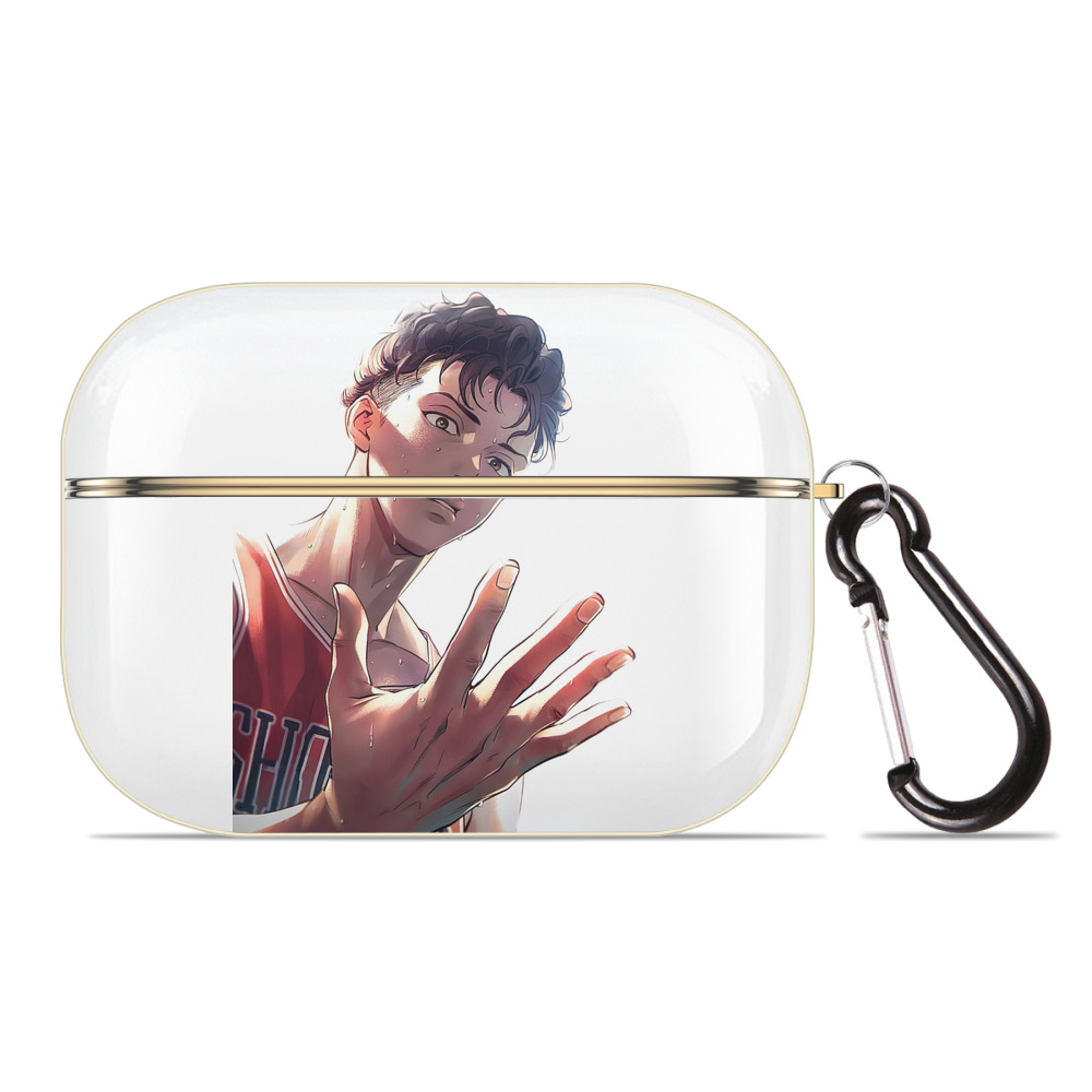 （画像用） SLAM DUNK／スラムダンク 【AirPods Pro用】ハードシェル保護ケース｜耐衝撃・防指紋・カラビナ付き商品仕様