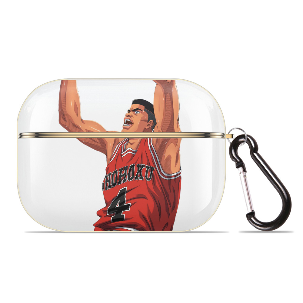 SLAM DUNK／スラムダンク 【AirPods Pro用】ハードシェル保護ケース｜耐衝撃・防指紋・カラビナ付き商品仕様