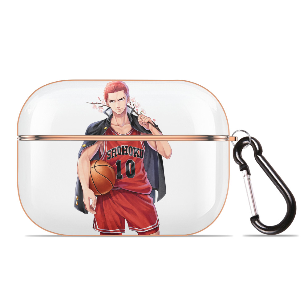 SLAM DUNK／スラムダンク 【AirPods Pro用】ハードシェル保護ケース｜耐衝撃・防指紋・カラビナ付き商品仕様