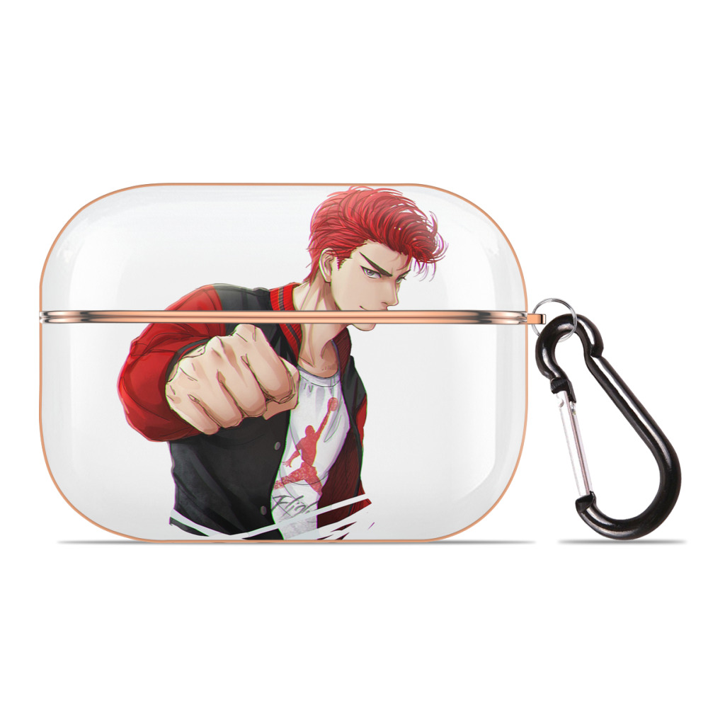 SLAM DUNK／スラムダンク 【AirPods Pro用】ハードシェル保護ケース｜耐衝撃・防指紋・カラビナ付き商品仕様