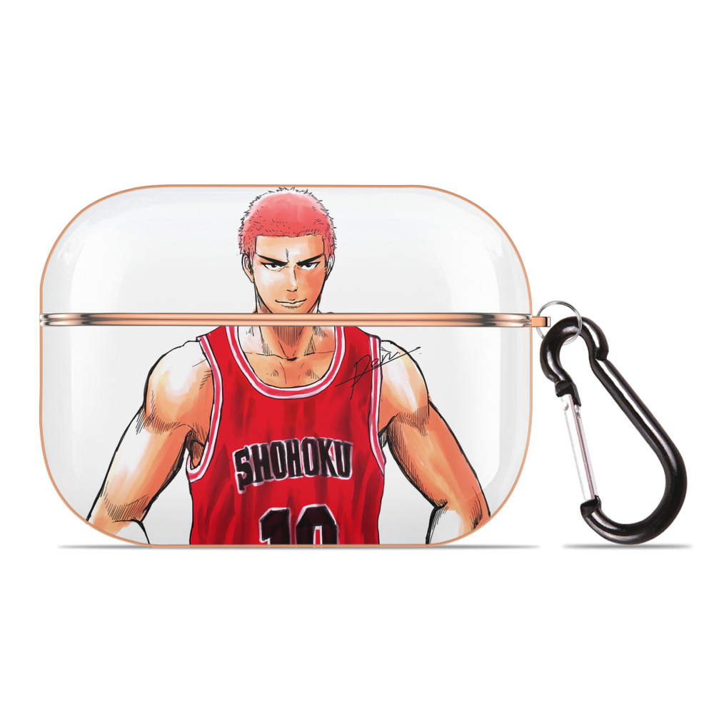 SLAM DUNK／スラムダンク 【AirPods Pro用】ハードシェル保護ケース｜耐衝撃・防指紋・カラビナ付き商品仕様