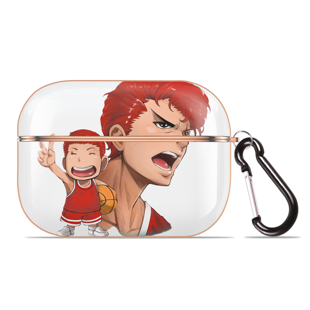 SLAM DUNK／スラムダンク 【AirPods Pro用】ハードシェル保護ケース｜耐衝撃・防指紋・カラビナ付き商品仕様