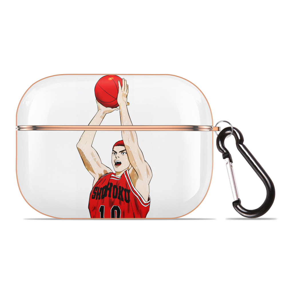 （画像用） SLAM DUNK／スラムダンク 【AirPods Pro用】ハードシェル保護ケース｜耐衝撃・防指紋・カラビナ付き商品仕様
