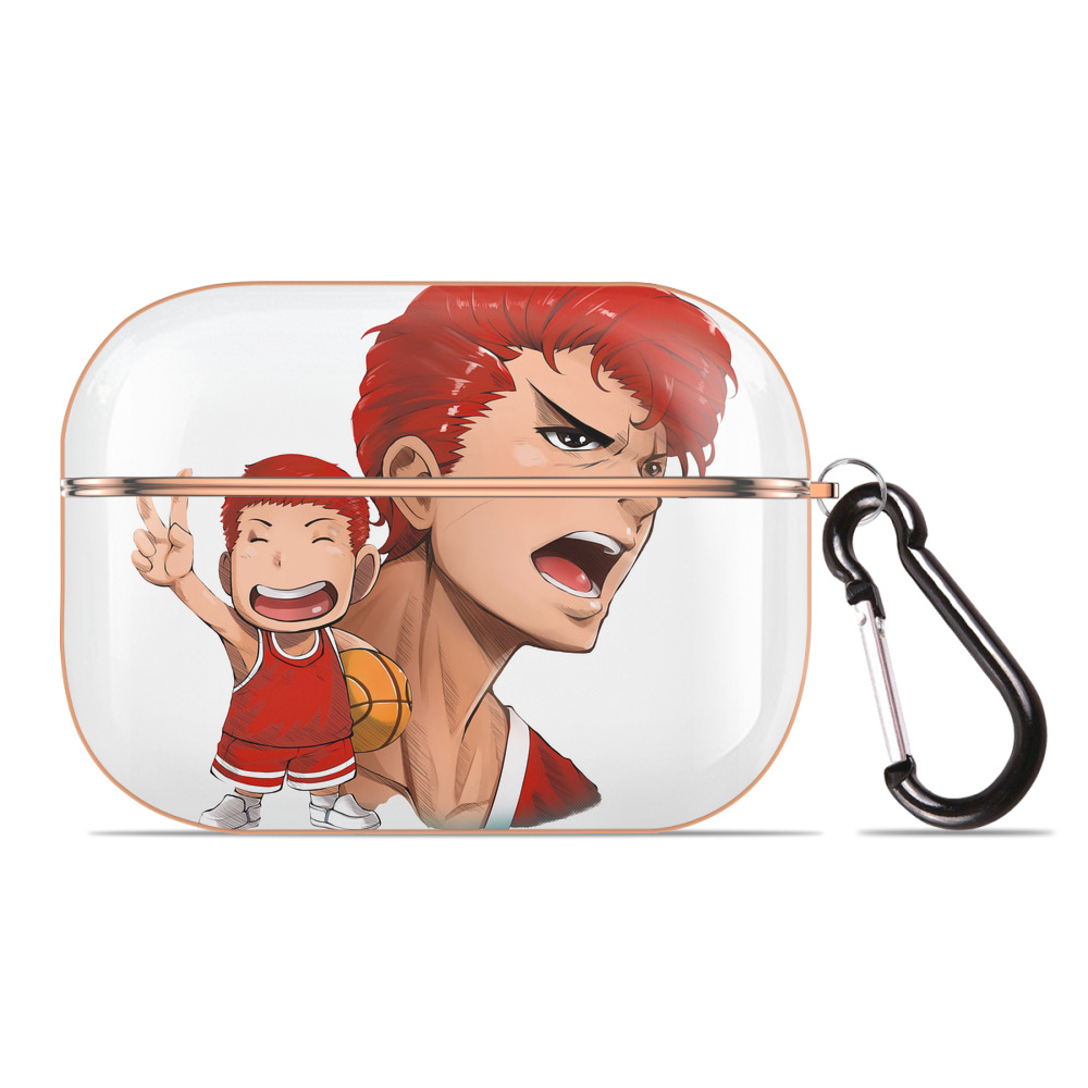 SLAM DUNK／スラムダンク 【AirPods Pro用】ハードシェル保護ケース｜耐衝撃・防指紋・カラビナ付き商品仕様