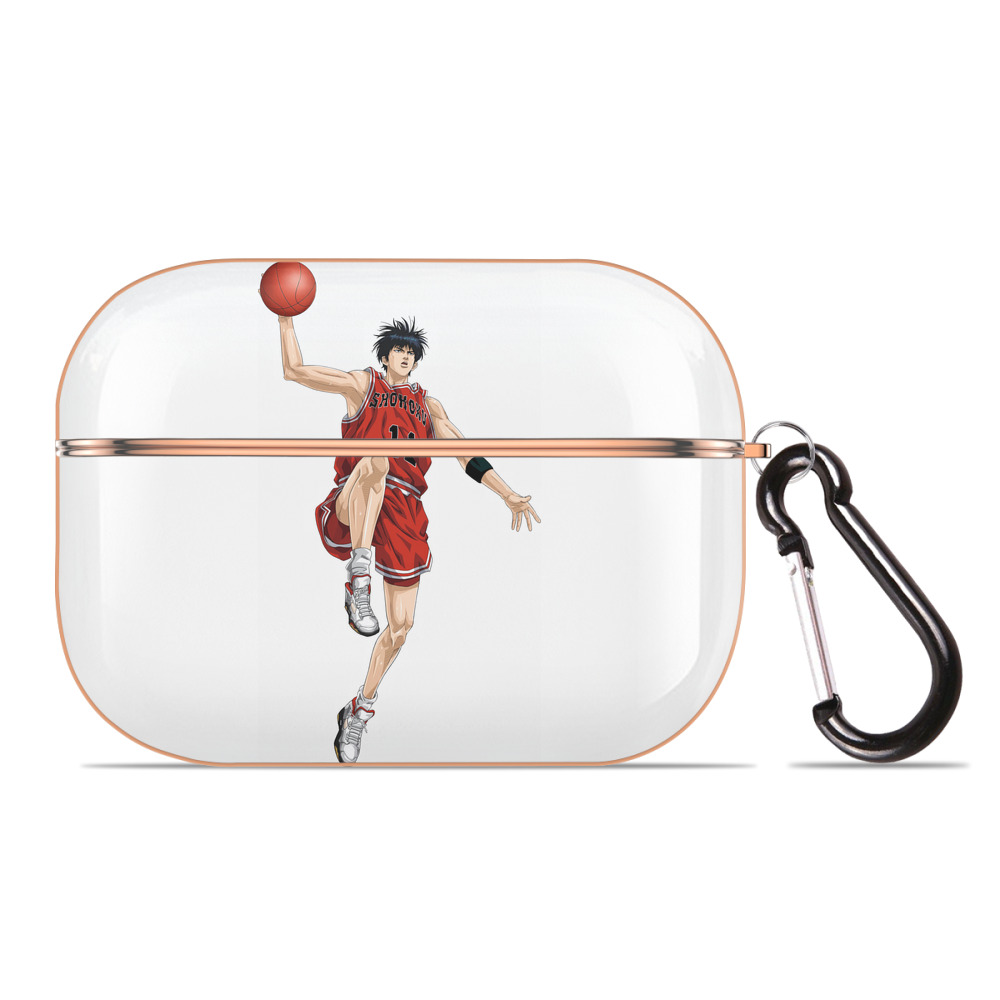 SLAM DUNK／スラムダンク 【AirPods Pro用】ハードシェル保護ケース｜耐衝撃・防指紋・カラビナ付き商品仕様