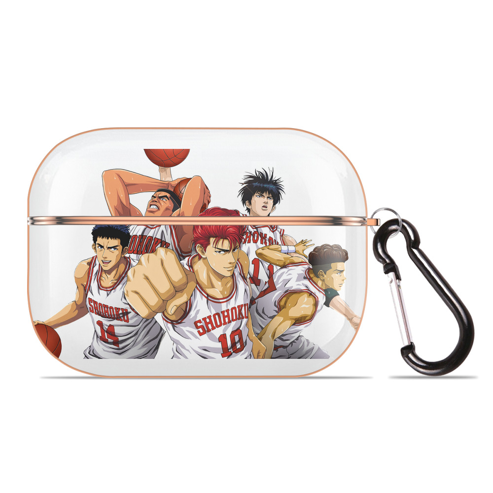 SLAM DUNK／スラムダンク 【AirPods Pro用】ハードシェル保護ケース｜耐衝撃・防指紋・カラビナ付き商品仕様