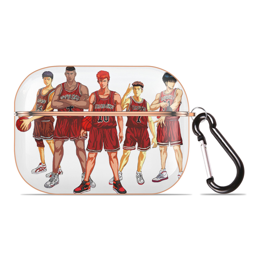 SLAM DUNK／スラムダンク 【AirPods Pro用】ハードシェル保護ケース｜耐衝撃・防指紋・カラビナ付き商品仕様