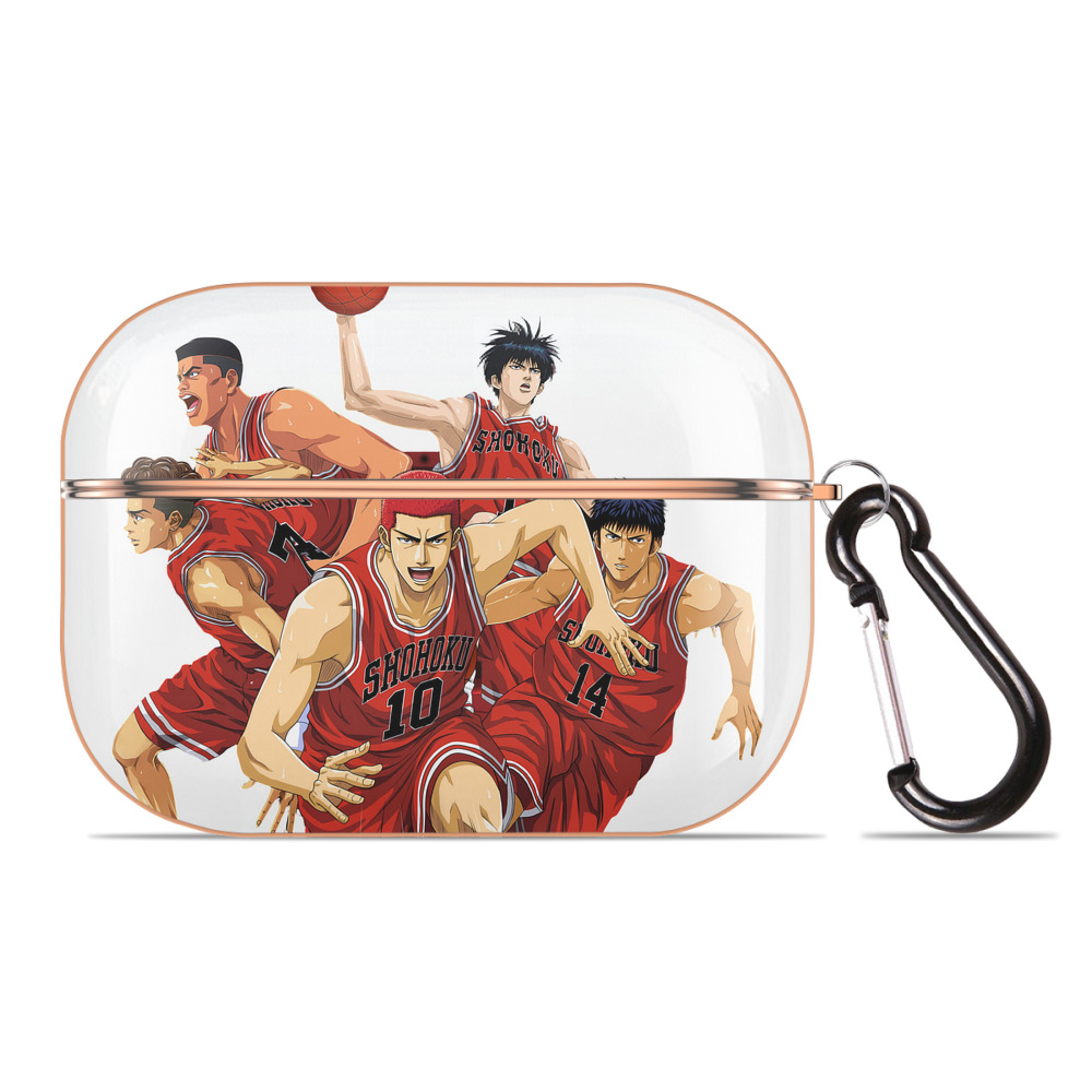 SLAM DUNK／スラムダンク 【AirPods Pro用】ハードシェル保護ケース｜耐衝撃・防指紋・カラビナ付き商品仕様