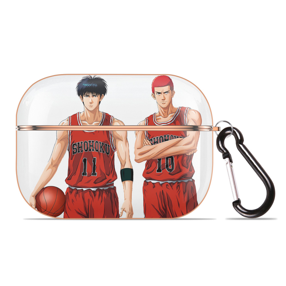 SLAM DUNK／スラムダンク 【AirPods Pro用】ハードシェル保護ケース｜耐衝撃・防指紋・カラビナ付き商品仕様