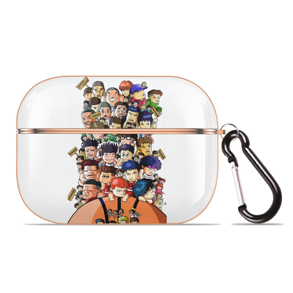 SLAM DUNK／スラムダンク 【AirPods Pro用】ハードシェル保護ケース｜耐衝撃・防指紋・カラビナ付き商品仕様