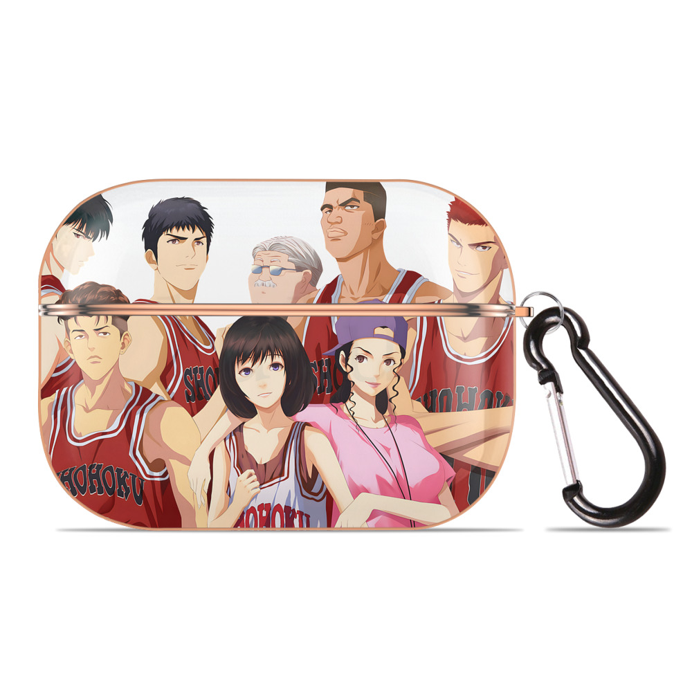 SLAM DUNK／スラムダンク 【AirPods Pro用】ハードシェル保護ケース｜耐衝撃・防指紋・カラビナ付き商品仕様