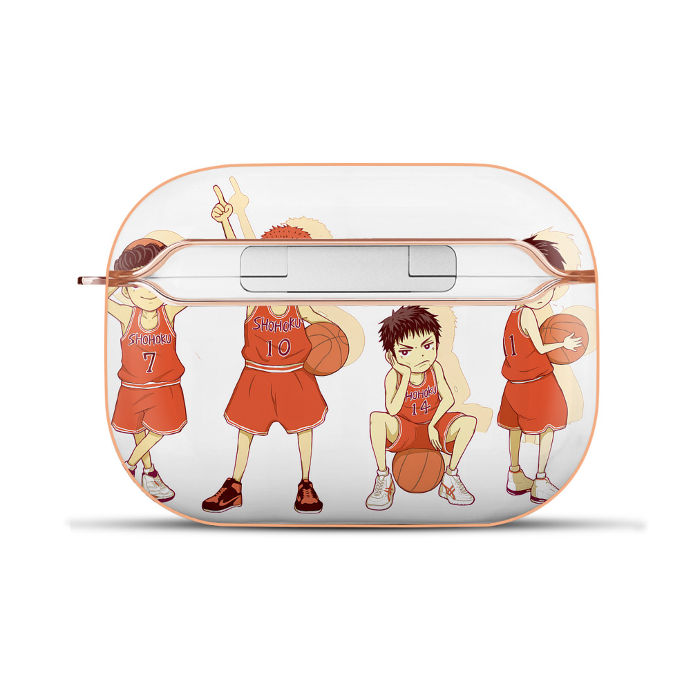 SLAM DUNK／スラムダンク 【AirPods Pro用】ハードシェル保護ケース｜耐衝撃・防指紋・カラビナ付き商品仕様