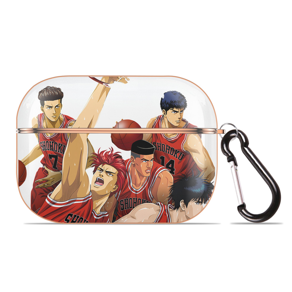 SLAM DUNK／スラムダンク 【AirPods Pro用】ハードシェル保護ケース｜耐衝撃・防指紋・カラビナ付き商品仕様