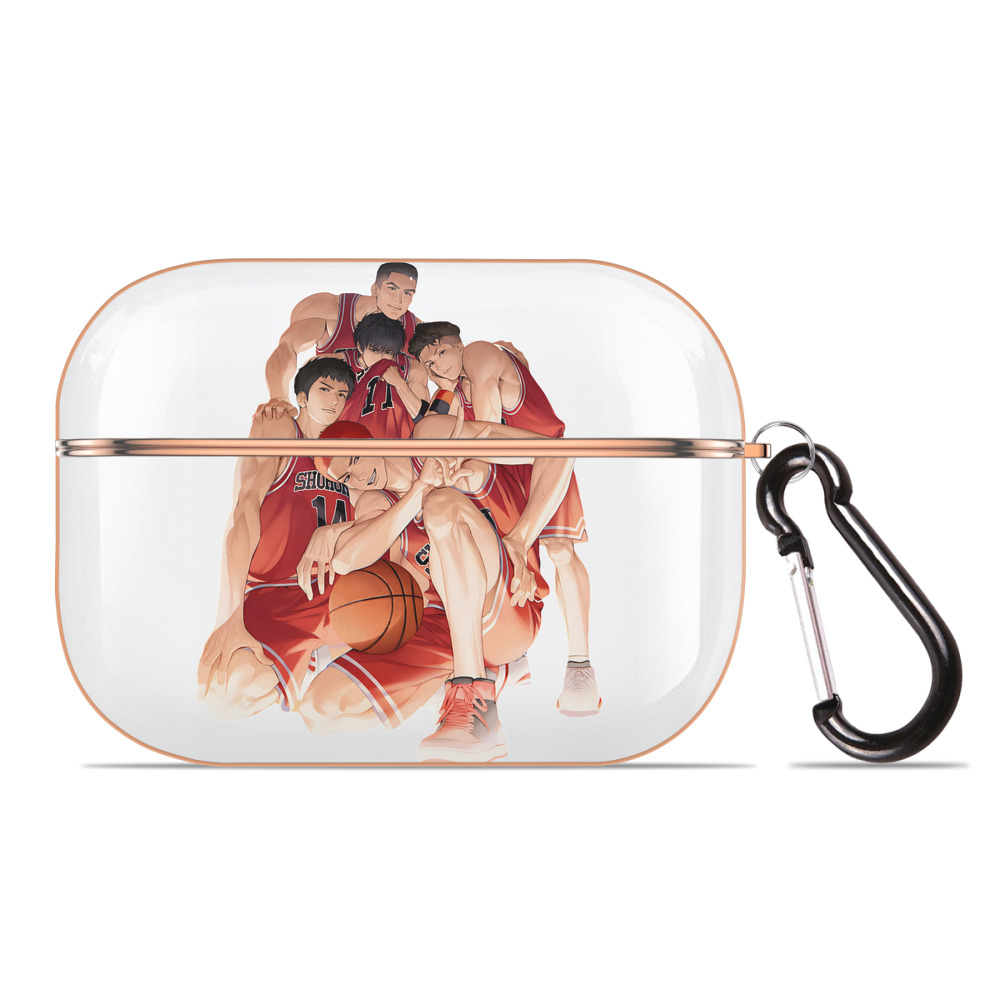 SLAM DUNK／スラムダンク 【AirPods Pro用】ハードシェル保護ケース｜耐衝撃・防指紋・カラビナ付き商品仕様