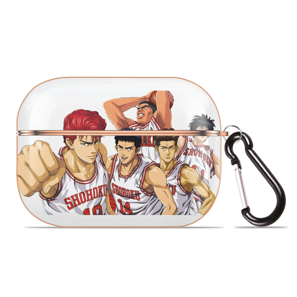 SLAM DUNK／スラムダンク 【AirPods Pro用】ハードシェル保護ケース｜耐衝撃・防指紋・カラビナ付き商品仕様