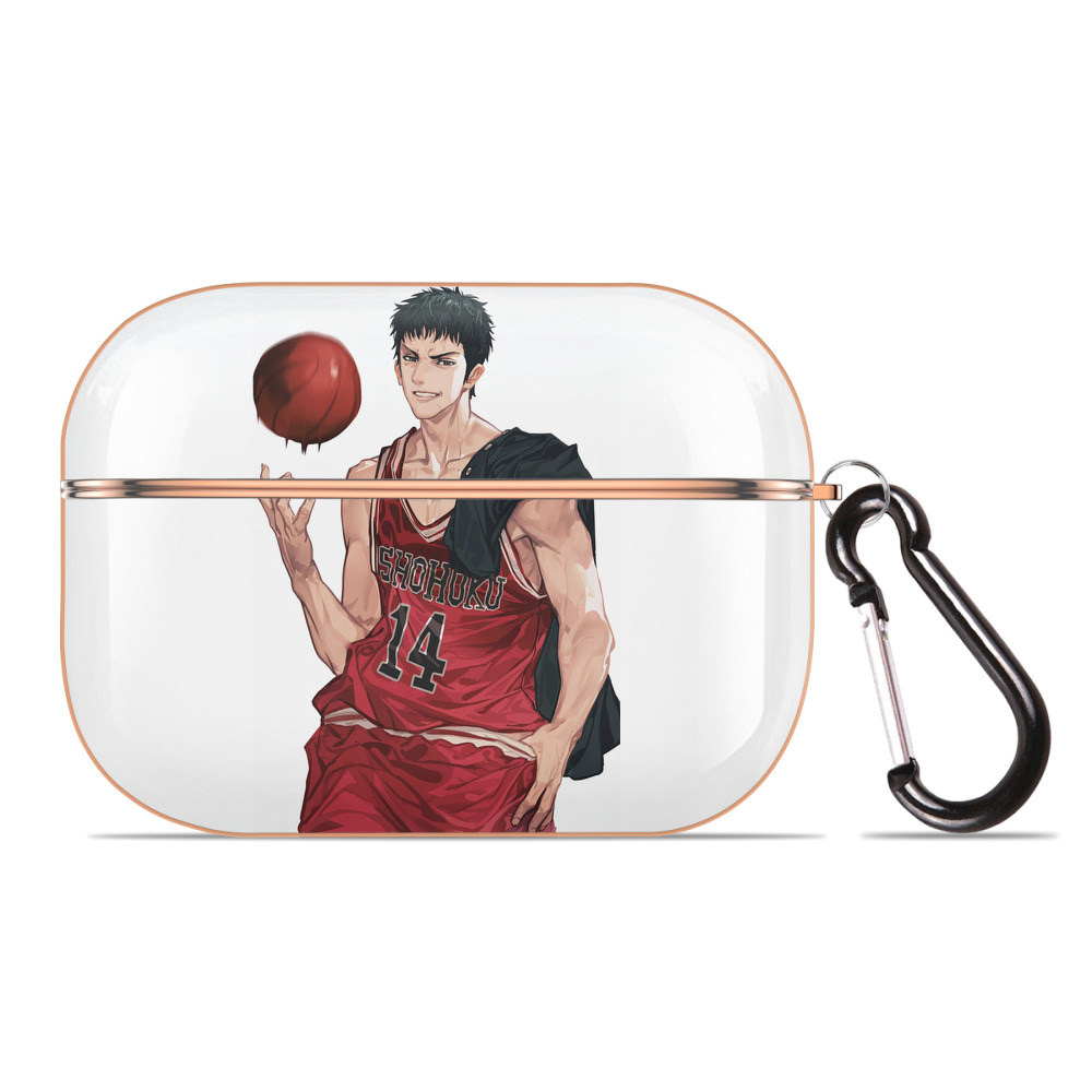 SLAM DUNK／スラムダンク 【AirPods Pro用】ハードシェル保護ケース｜耐衝撃・防指紋・カラビナ付き商品仕様