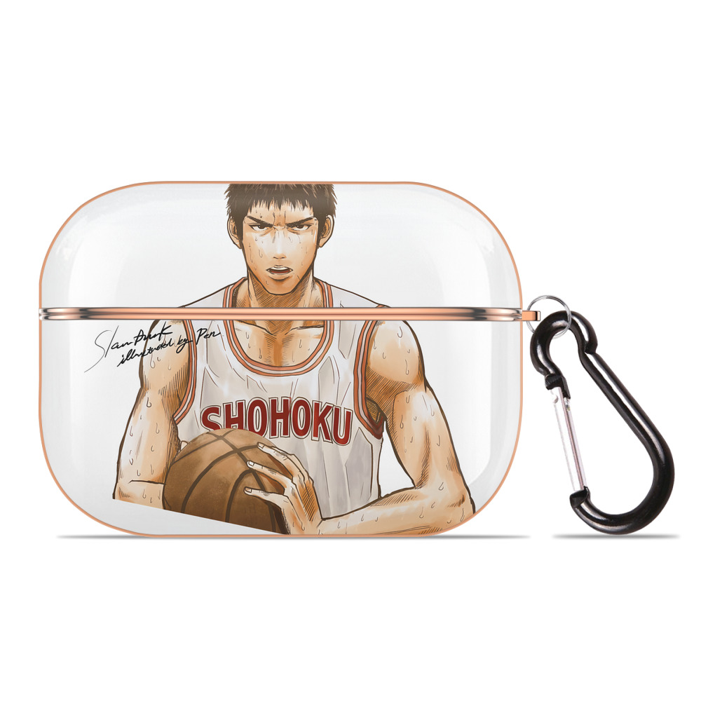 SLAM DUNK／スラムダンク 【AirPods Pro用】ハードシェル保護ケース｜耐衝撃・防指紋・カラビナ付き商品仕様