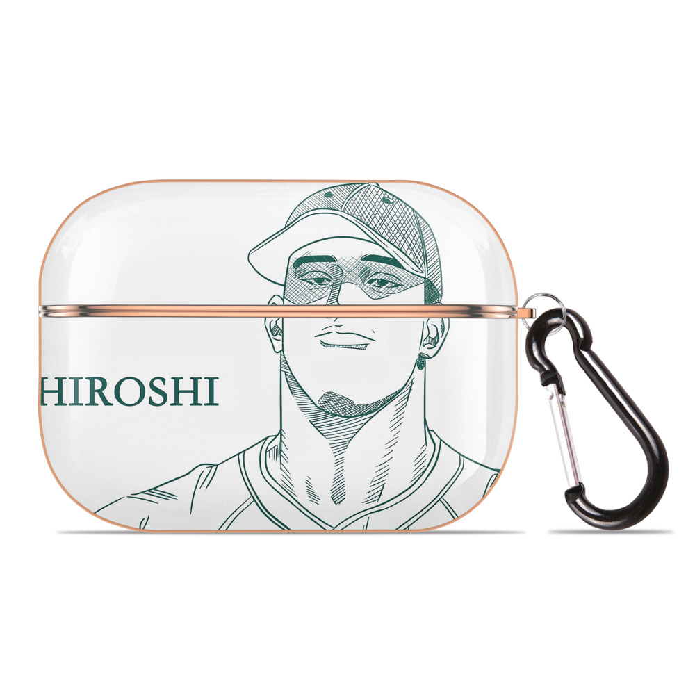 SLAM DUNK／スラムダンク 【AirPods Pro用】ハードシェル保護ケース｜耐衝撃・防指紋・カラビナ付き商品仕様