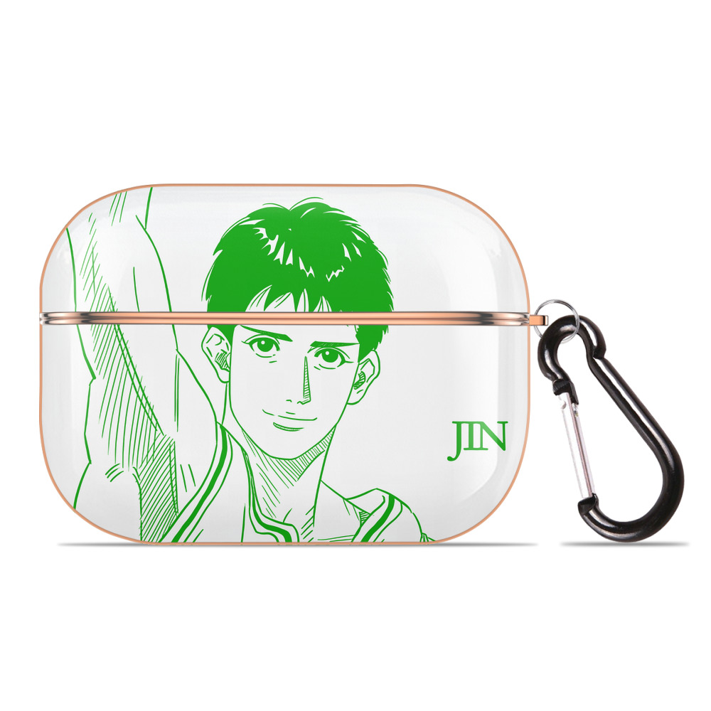 （画像用） SLAM DUNK／スラムダンク 【AirPods Pro用】ハードシェル保護ケース｜耐衝撃・防指紋・カラビナ付き商品仕様