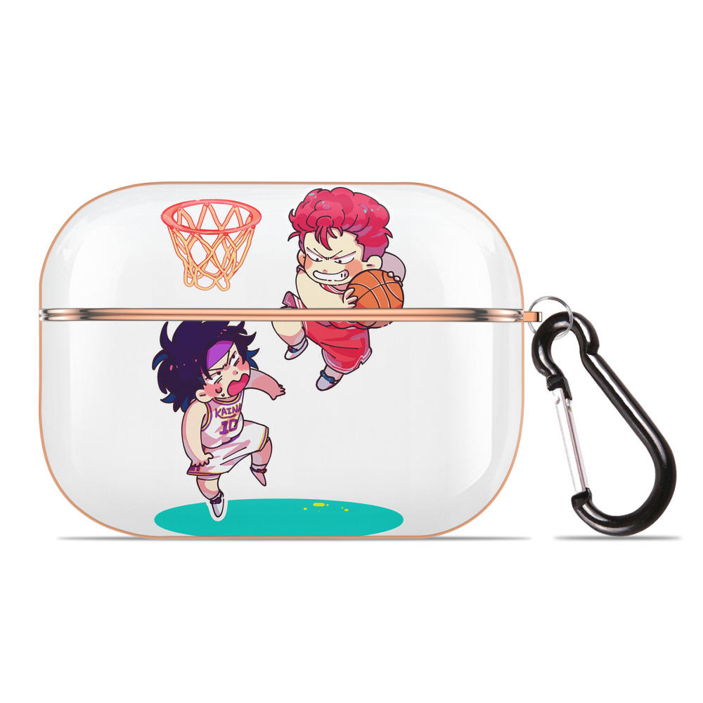 （画像用） SLAM DUNK／スラムダンク 【AirPods Pro用】ハードシェル保護ケース｜耐衝撃・防指紋・カラビナ付き商品仕様