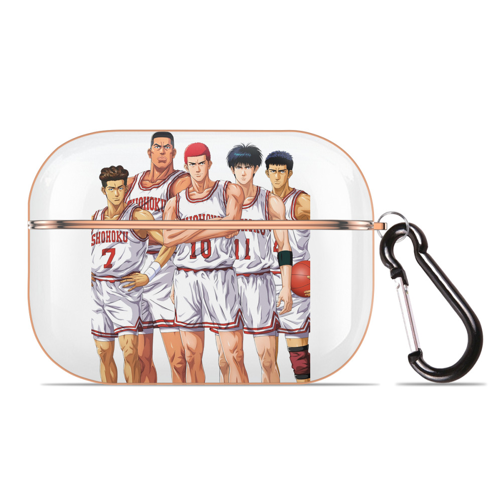 SLAM DUNK／スラムダンク 【AirPods Pro用】ハードシェル保護ケース｜耐衝撃・防指紋・カラビナ付き商品仕様