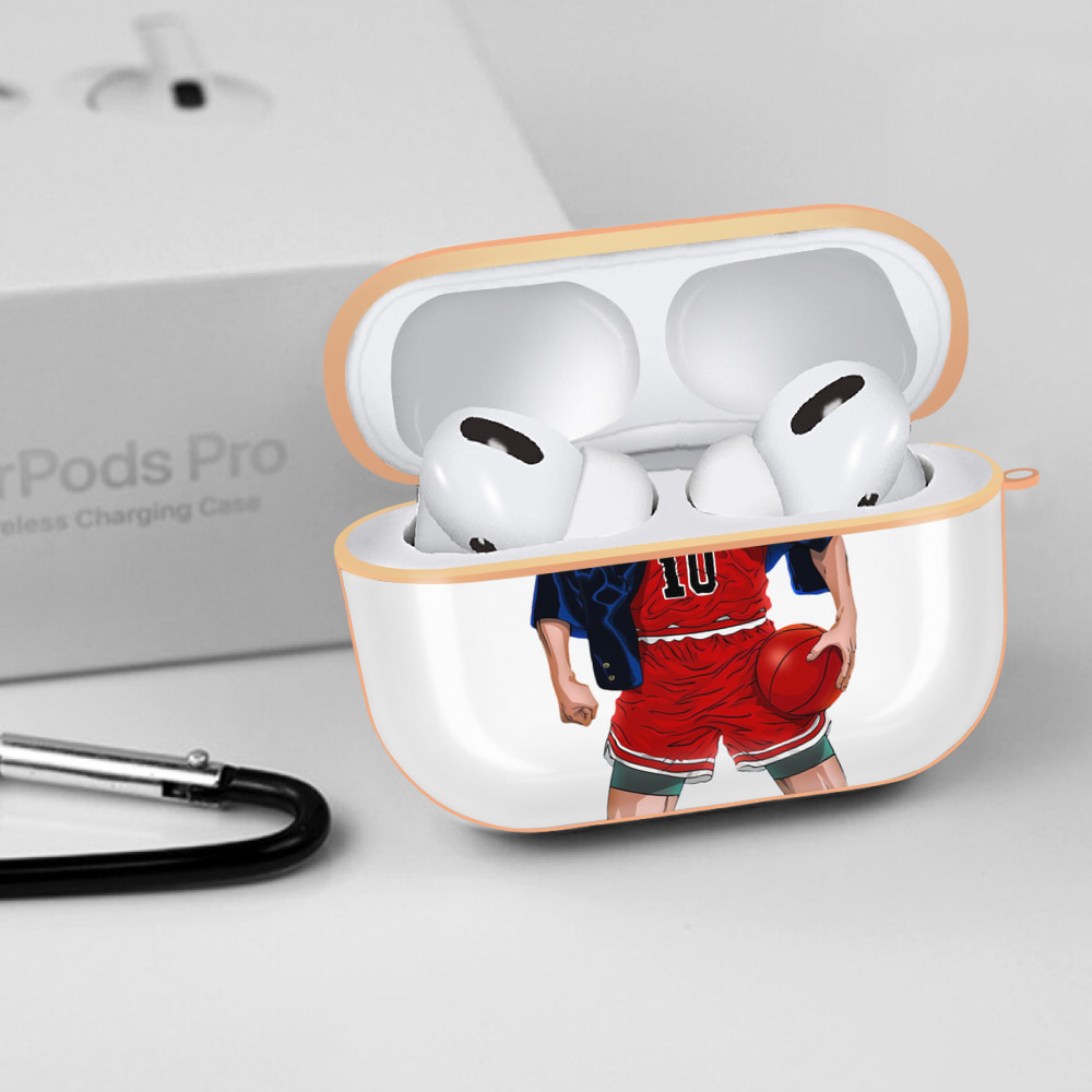 SLAM DUNK／スラムダンク 【AirPods Pro用】ハードシェル保護ケース｜耐衝撃・防指紋・カラビナ付き商品仕様