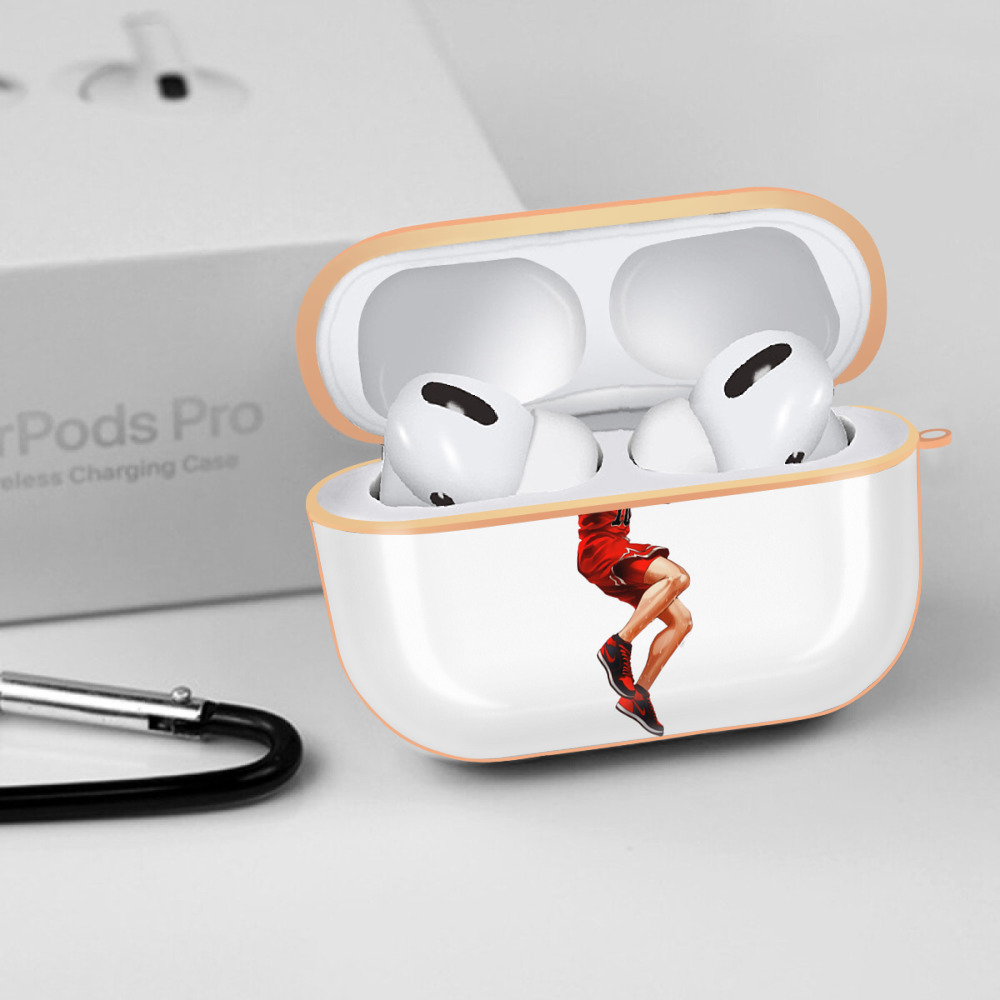 SLAM DUNK／スラムダンク 【AirPods Pro用】ハードシェル保護ケース｜耐衝撃・防指紋・カラビナ付き商品仕様