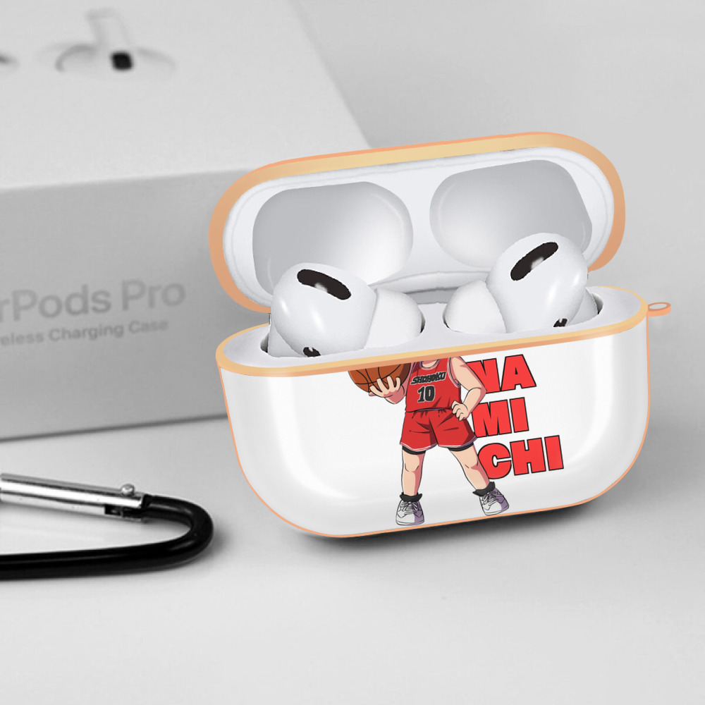 SLAM DUNK／スラムダンク 【AirPods Pro用】ハードシェル保護ケース｜耐衝撃・防指紋・カラビナ付き商品仕様
