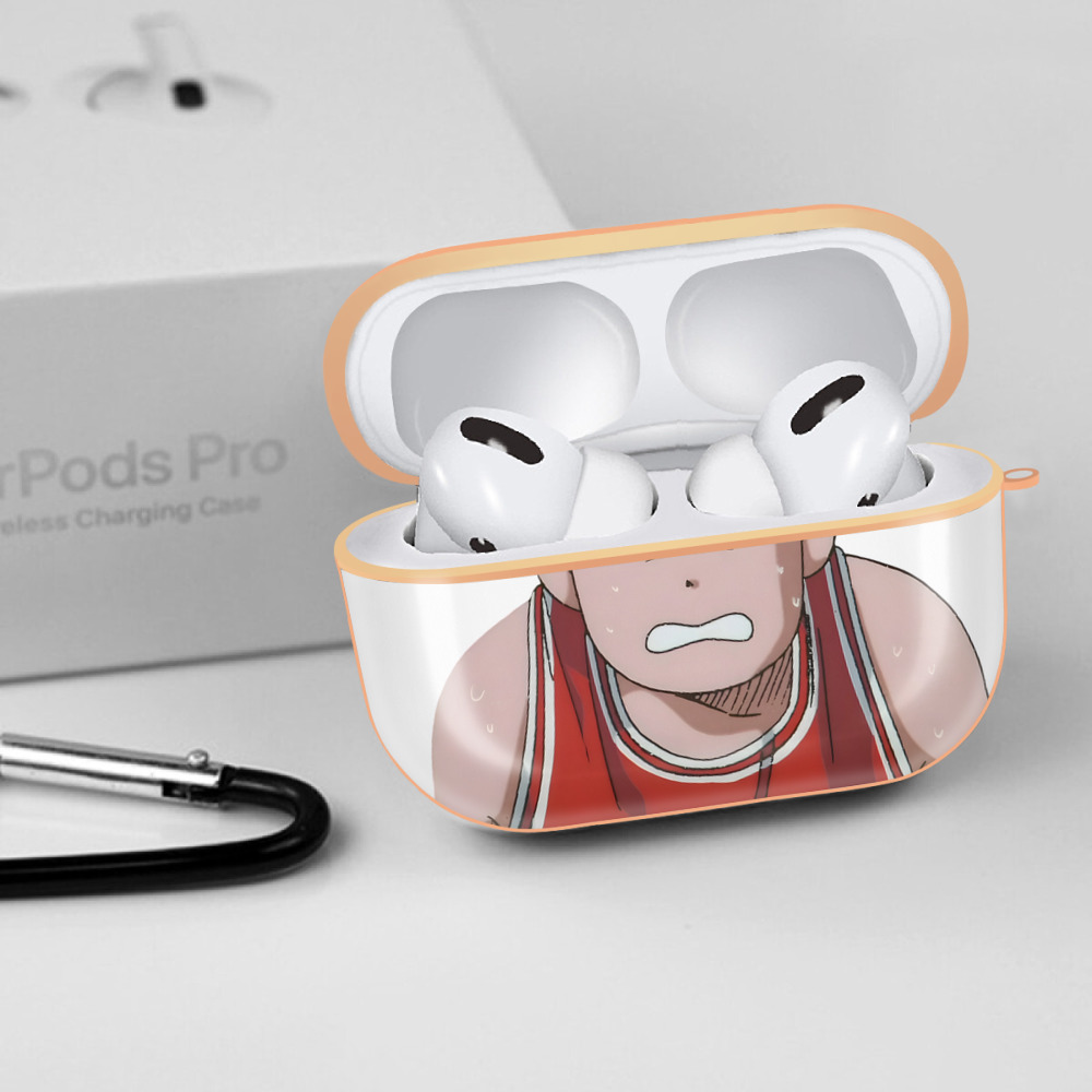 SLAM DUNK／スラムダンク 【AirPods Pro用】ハードシェル保護ケース｜耐衝撃・防指紋・カラビナ付き商品仕様