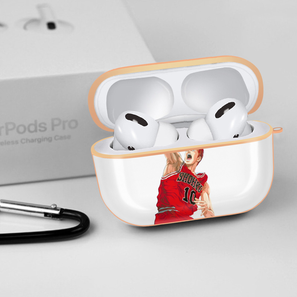 SLAM DUNK／スラムダンク 【AirPods Pro用】ハードシェル保護ケース｜耐衝撃・防指紋・カラビナ付き商品仕様
