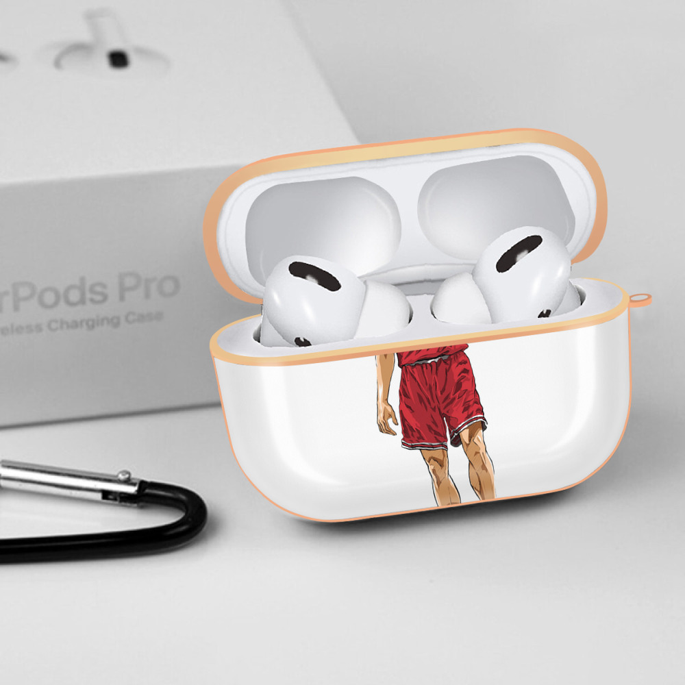 SLAM DUNK／スラムダンク 【AirPods Pro用】ハードシェル保護ケース｜耐衝撃・防指紋・カラビナ付き商品仕様