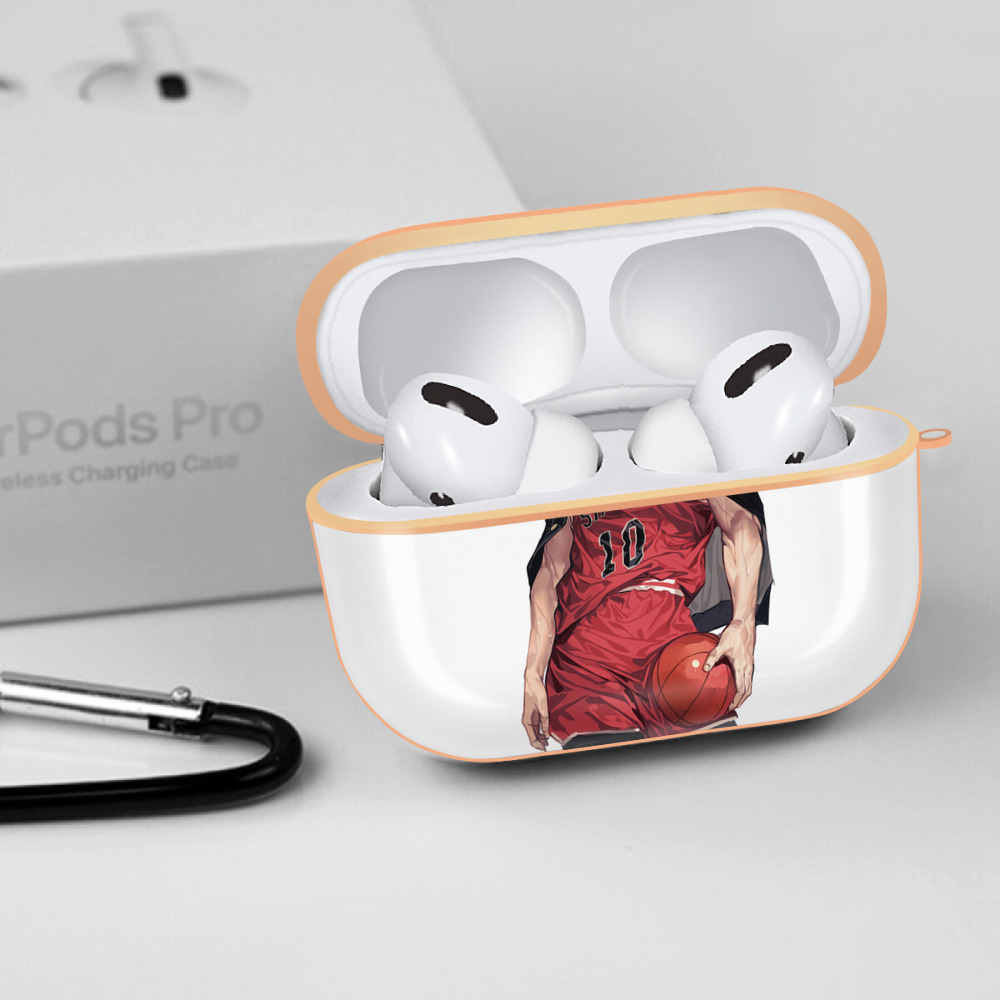 SLAM DUNK／スラムダンク 【AirPods Pro用】ハードシェル保護ケース｜耐衝撃・防指紋・カラビナ付き商品仕様