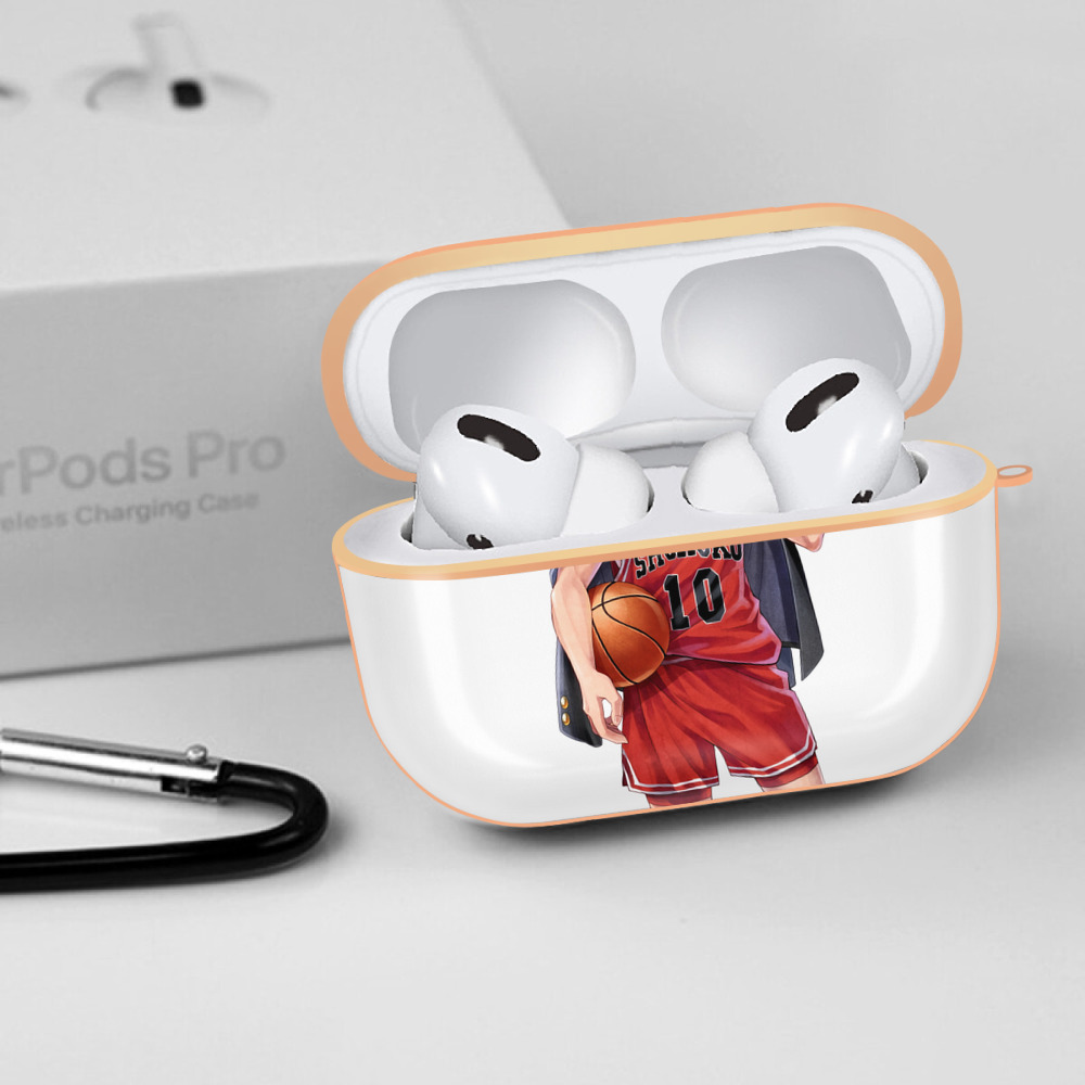 SLAM DUNK／スラムダンク 【AirPods Pro用】ハードシェル保護ケース｜耐衝撃・防指紋・カラビナ付き商品仕様