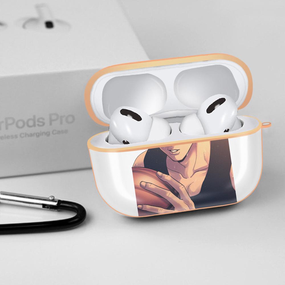 SLAM DUNK／スラムダンク 【AirPods Pro用】ハードシェル保護ケース｜耐衝撃・防指紋・カラビナ付き商品仕様