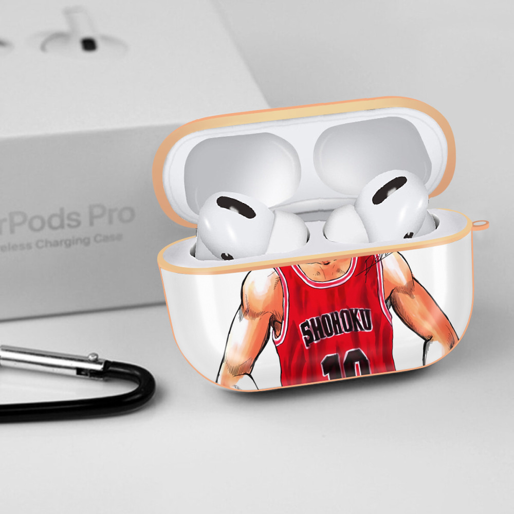 SLAM DUNK／スラムダンク 【AirPods Pro用】ハードシェル保護ケース｜耐衝撃・防指紋・カラビナ付き商品仕様