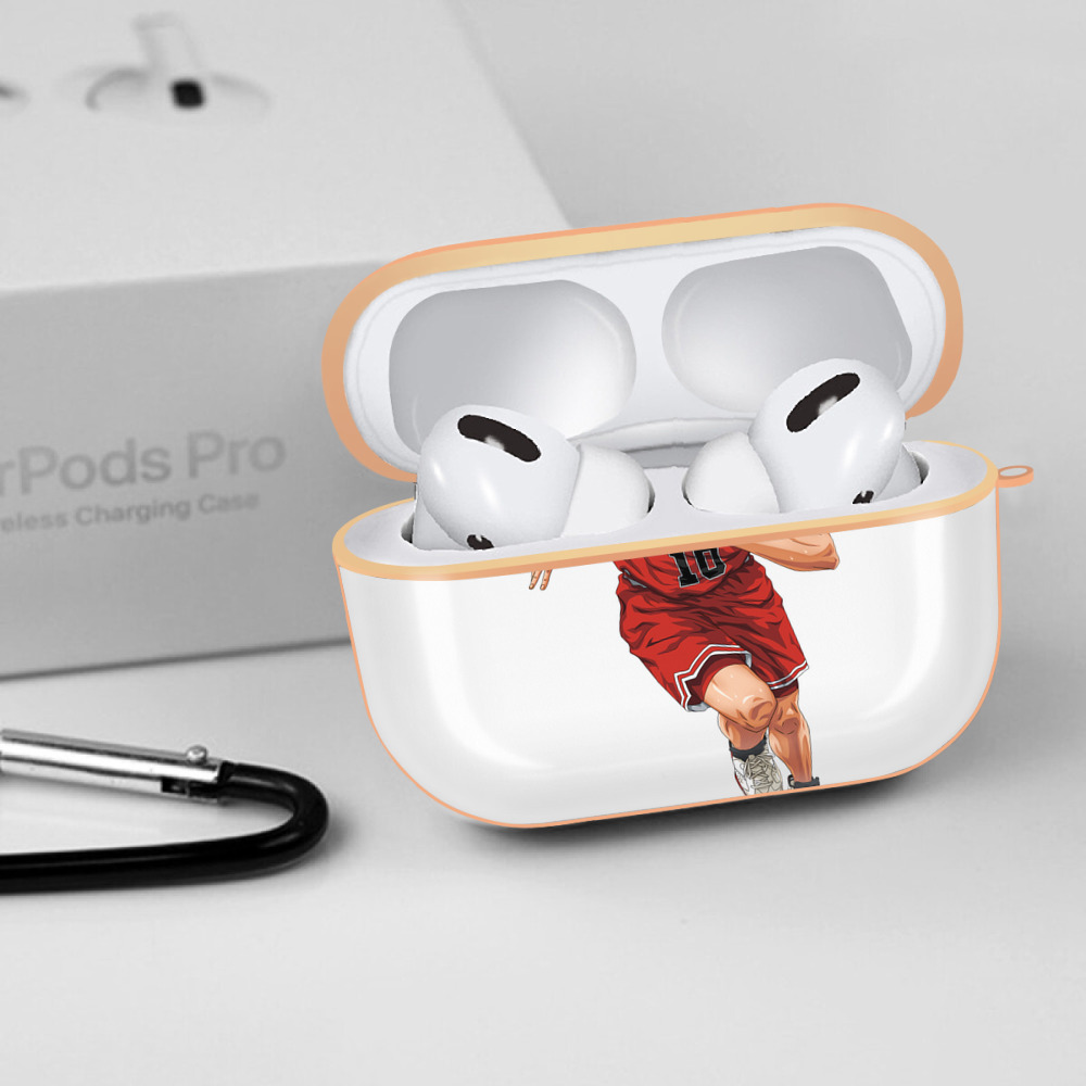 SLAM DUNK／スラムダンク 【AirPods Pro用】ハードシェル保護ケース｜耐衝撃・防指紋・カラビナ付き商品仕様