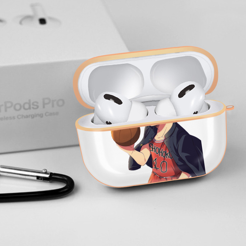 SLAM DUNK／スラムダンク 【AirPods Pro用】ハードシェル保護ケース｜耐衝撃・防指紋・カラビナ付き商品仕様