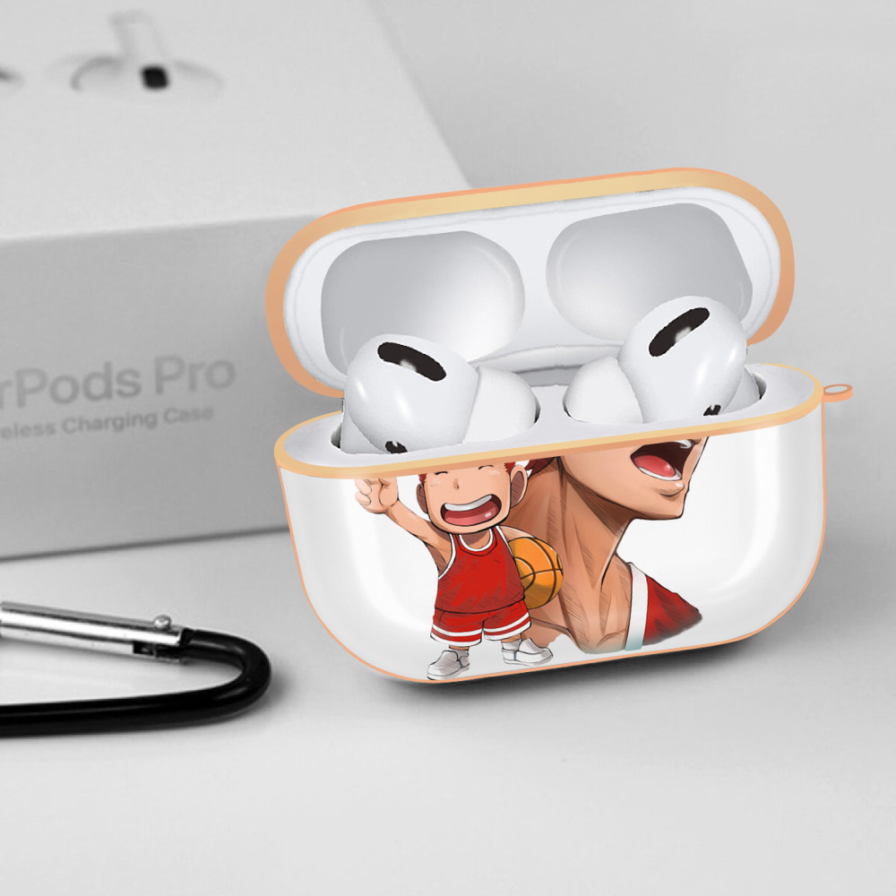 SLAM DUNK／スラムダンク 【AirPods Pro用】ハードシェル保護ケース｜耐衝撃・防指紋・カラビナ付き商品仕様