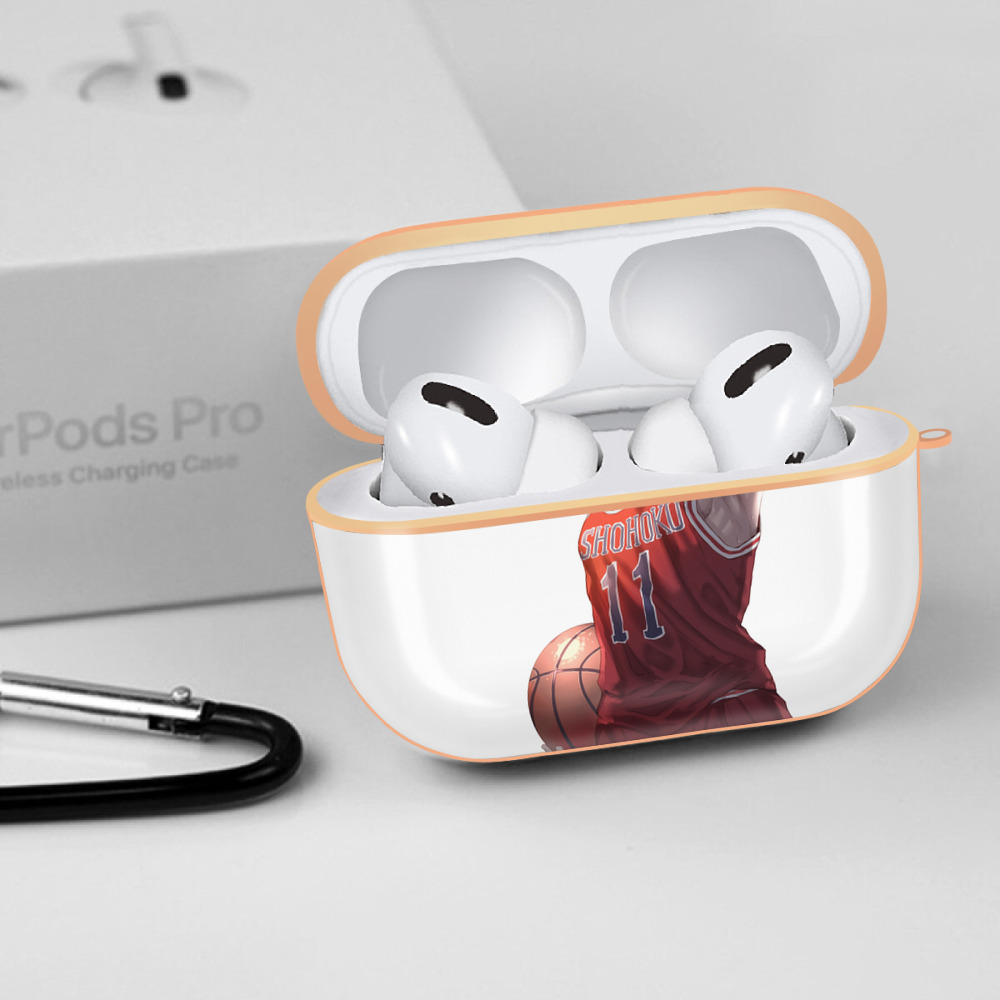 SLAM DUNK／スラムダンク 【AirPods Pro用】ハードシェル保護ケース｜耐衝撃・防指紋・カラビナ付き商品仕様