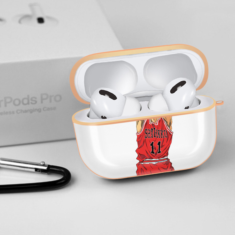 SLAM DUNK／スラムダンク 【AirPods Pro用】ハードシェル保護ケース｜耐衝撃・防指紋・カラビナ付き商品仕様