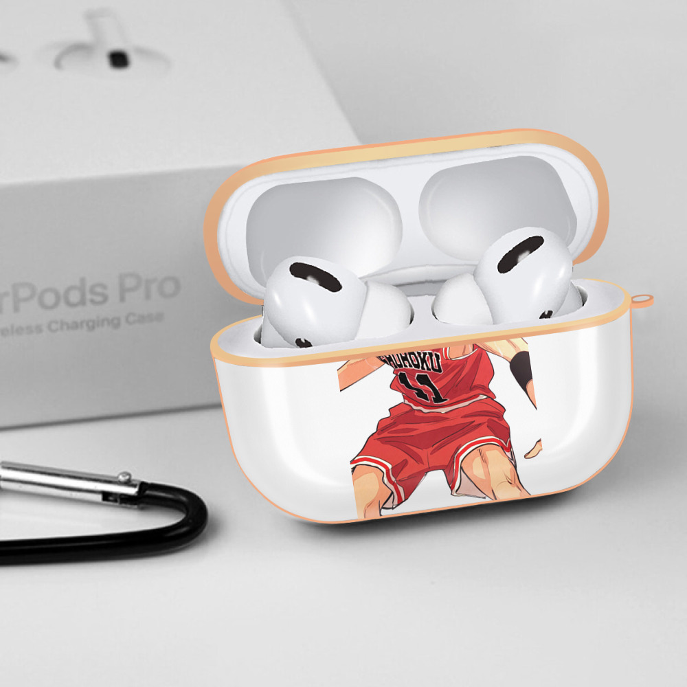 SLAM DUNK／スラムダンク 【AirPods Pro用】ハードシェル保護ケース｜耐衝撃・防指紋・カラビナ付き商品仕様