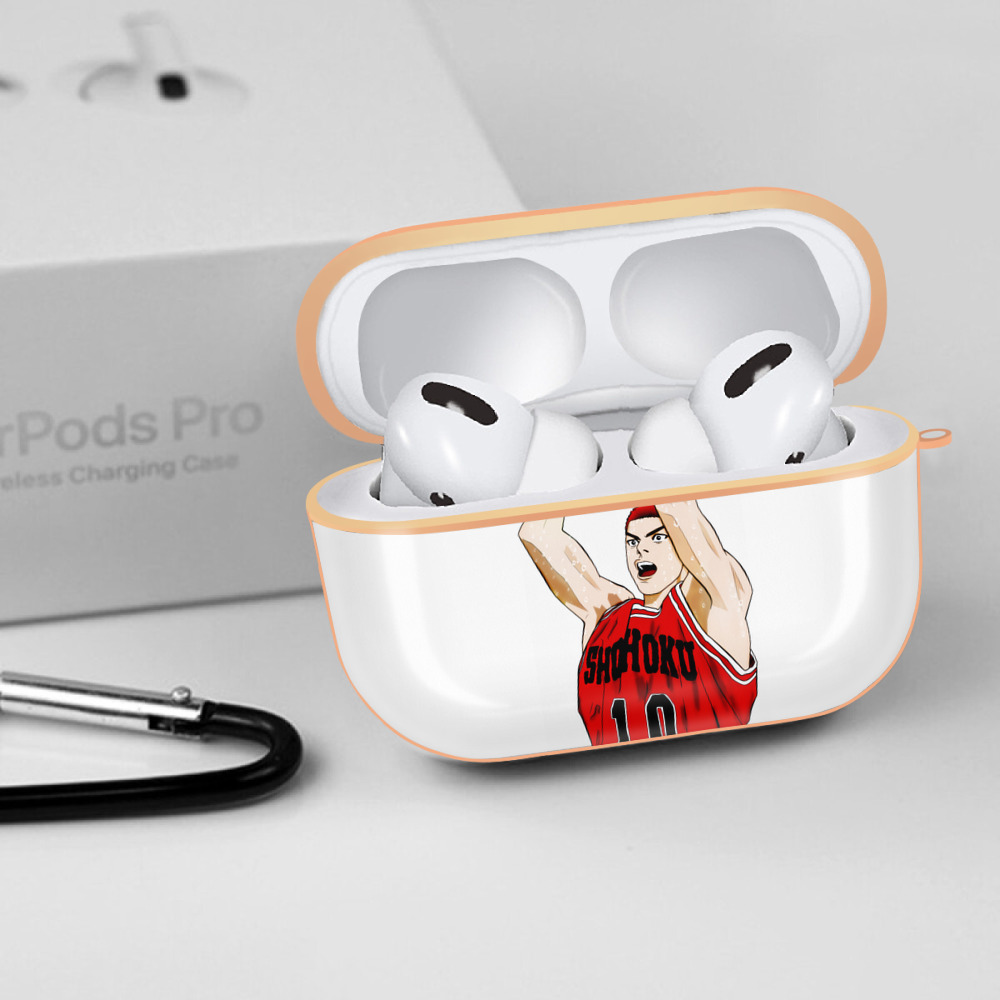 SLAM DUNK／スラムダンク 【AirPods Pro用】ハードシェル保護ケース｜耐衝撃・防指紋・カラビナ付き商品仕様