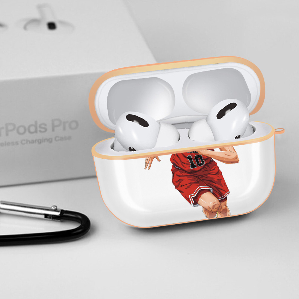 SLAM DUNK／スラムダンク 【AirPods Pro用】ハードシェル保護ケース｜耐衝撃・防指紋・カラビナ付き商品仕様