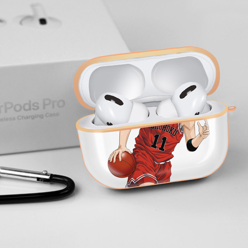 SLAM DUNK／スラムダンク 【AirPods Pro用】ハードシェル保護ケース｜耐衝撃・防指紋・カラビナ付き商品仕様