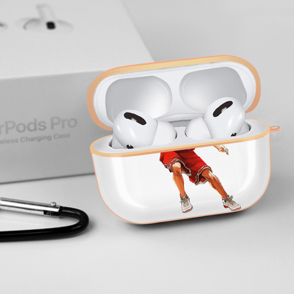 SLAM DUNK／スラムダンク 【AirPods Pro用】ハードシェル保護ケース｜耐衝撃・防指紋・カラビナ付き商品仕様
