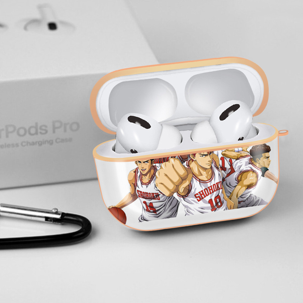 SLAM DUNK／スラムダンク 【AirPods Pro用】ハードシェル保護ケース｜耐衝撃・防指紋・カラビナ付き商品仕様