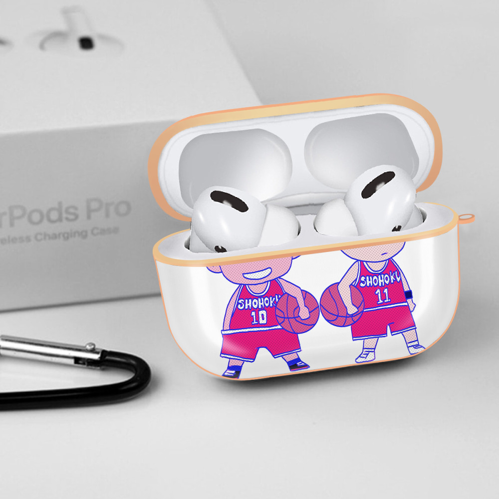 SLAM DUNK／スラムダンク 【AirPods Pro用】ハードシェル保護ケース｜耐衝撃・防指紋・カラビナ付き商品仕様