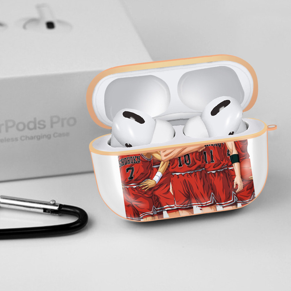 SLAM DUNK／スラムダンク 【AirPods Pro用】ハードシェル保護ケース｜耐衝撃・防指紋・カラビナ付き商品仕様