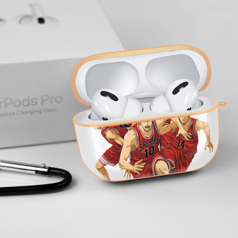 SLAM DUNK／スラムダンク 【AirPods Pro用】ハードシェル保護ケース｜耐衝撃・防指紋・カラビナ付き商品仕様